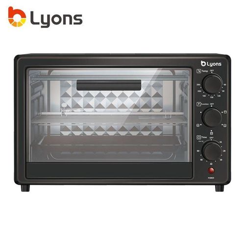 Lyons 20L Electric Baking Oven With Grill Baking Tray Wire Rack - (1YR WRTY) (RO-2001)