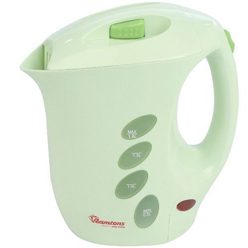Ramtons RM/115 - 1.8L Auto Jug Kettle - White & Green (1YR WRTY)