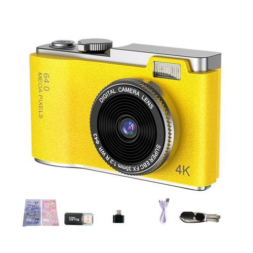 2.4 Inch Dual-lens 4K HD CCD Camera Retro Kids Camera