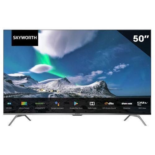 Skyworth 50G3A, 50-Inch 4K UHD Frameless Android Smart TV – Black