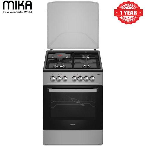 Mika MST6060U31PSB, 60*60, 3 Gas Jet Pool Burners + 1 Rapid Plate, Electric Oven & ROTISSERIE Free S