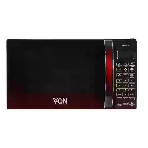 VON HMS-202DB/VAMS-20DGB - Digital Solo Microwave - 20L - Black & Red (1YR WRTY)