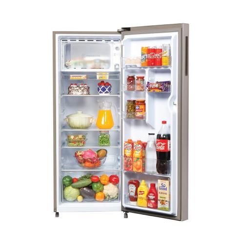 Haier 190L Fridge Single Door Direct Cooling - Silver - HRD-1954CSS
